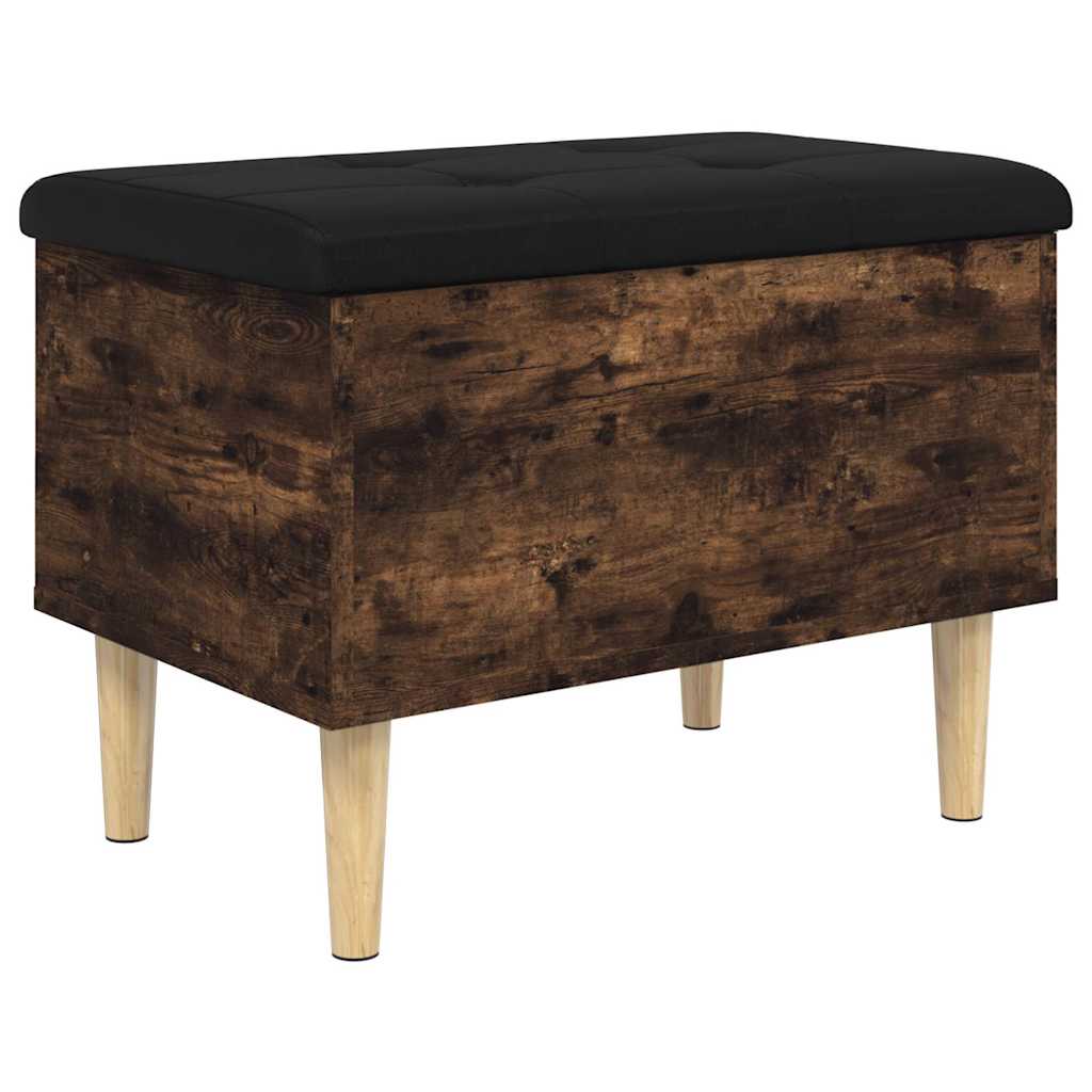 Παγκάκι Αποθήκευσης Καπνιστή Δρυς 62x42x46 εκ. από Επεξ. Ξύλο - Pakobazaar