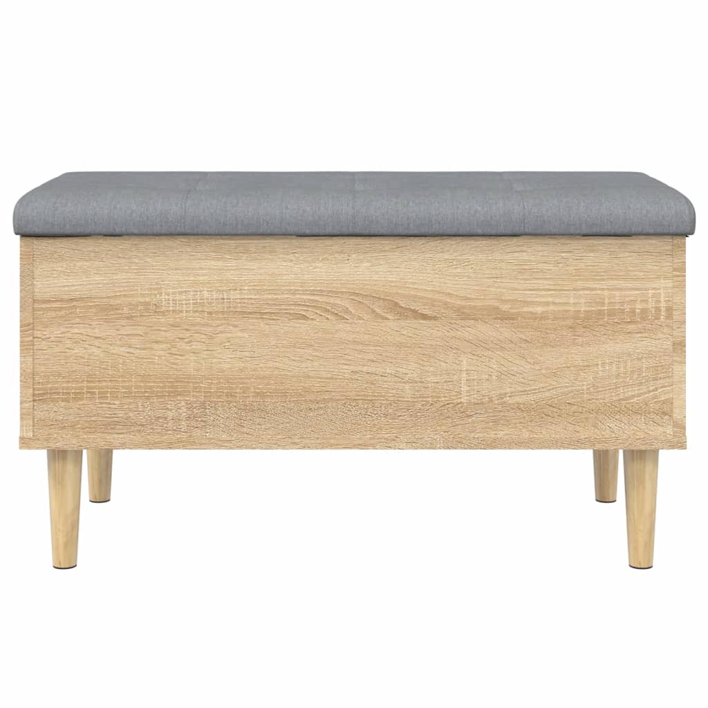 Παγκάκι Αποθήκευσης Sonoma Δρυς 82x42x46 εκ. Επεξεργασμένο Ξύλο