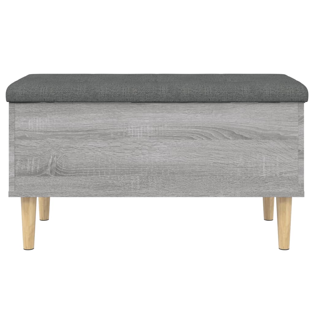 Παγκάκι Αποθήκευσης Γκρι Sonoma 82x42x46 εκ. Επεξεργασμένο Ξύλο - Pakobazaar