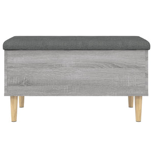 Παγκάκι Αποθήκευσης Γκρι Sonoma 82x42x46 εκ. Επεξεργασμένο Ξύλο - Pakobazaar