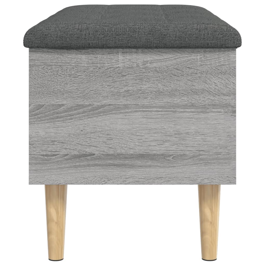 Παγκάκι Αποθήκευσης Γκρι Sonoma 82x42x46 εκ. Επεξεργασμένο Ξύλο - Pakobazaar