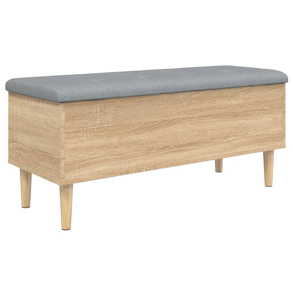 Παγκάκι Αποθήκευσης Sonoma Δρυς 102x42x46 εκ. Επεξ. Ξύλο