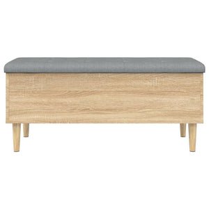 Παγκάκι Αποθήκευσης Sonoma Δρυς 102x42x46 εκ. Επεξ. Ξύλο