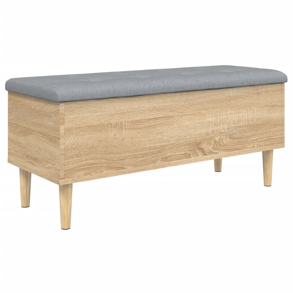 Παγκάκι Αποθήκευσης Sonoma Δρυς 102x42x46 εκ. Επεξ. Ξύλο