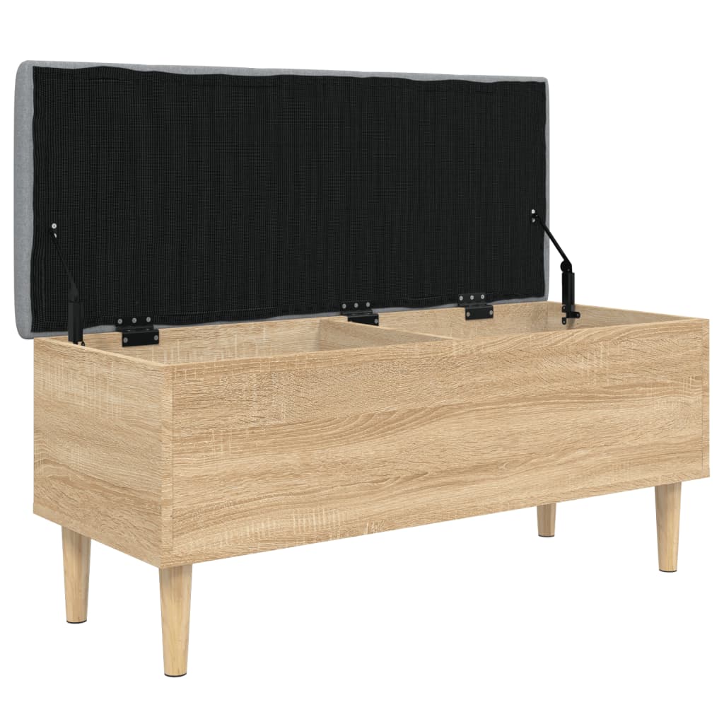 Παγκάκι Αποθήκευσης Sonoma Δρυς 102x42x46 εκ. Επεξ. Ξύλο