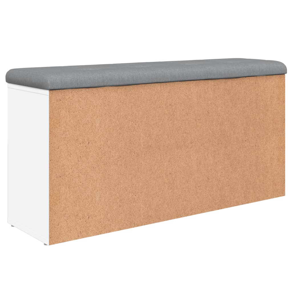 Παπουτσοθήκη Λευκή 102 x 32 x 50 εκ. από Επεξεργασμένο Ξύλο - Pakobazaar