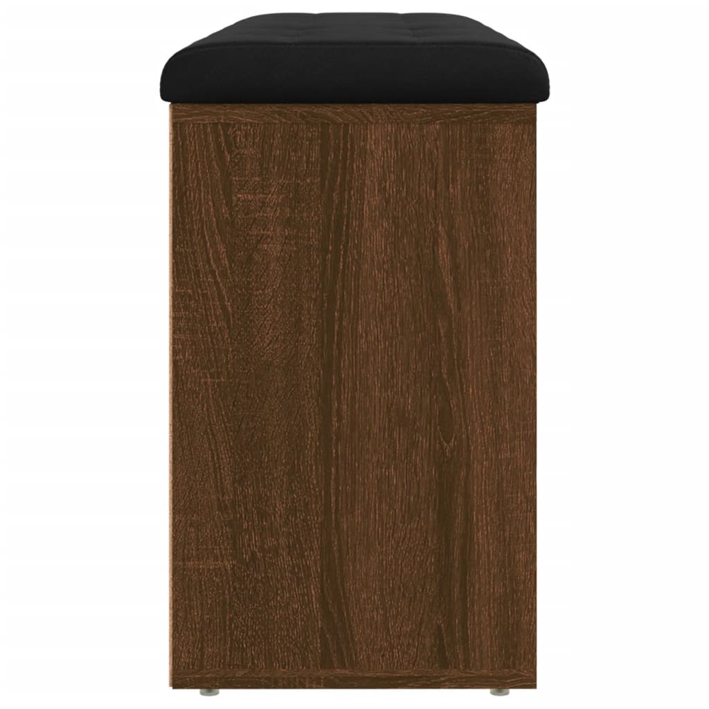 Παπουτσοθήκη Καφέ Δρυς 102x32x50 εκ. από Επεξεργασμένο Ξύλο - Pakobazaar