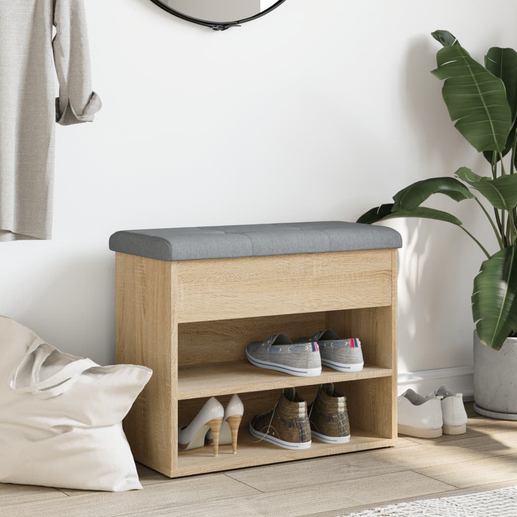 Παπουτσοθήκη Sonoma Δρυς 62x32x50 εκ. από Επεξεργασμένο Ξύλο - Pakobazaar