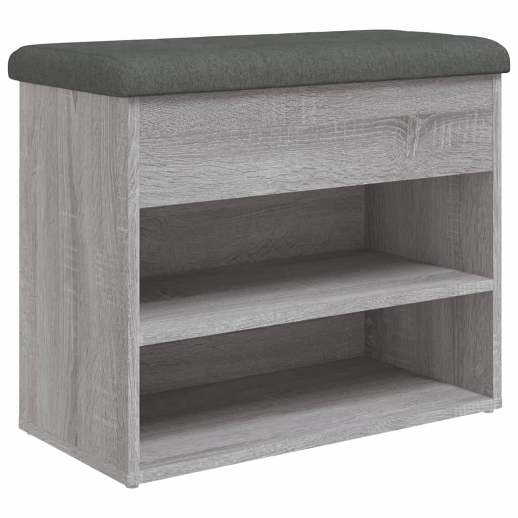 Παπουτσοθήκη Γκρι Sonoma 62x32x50 εκ. από Επεξεργασμένο Ξύλο - Pakobazaar