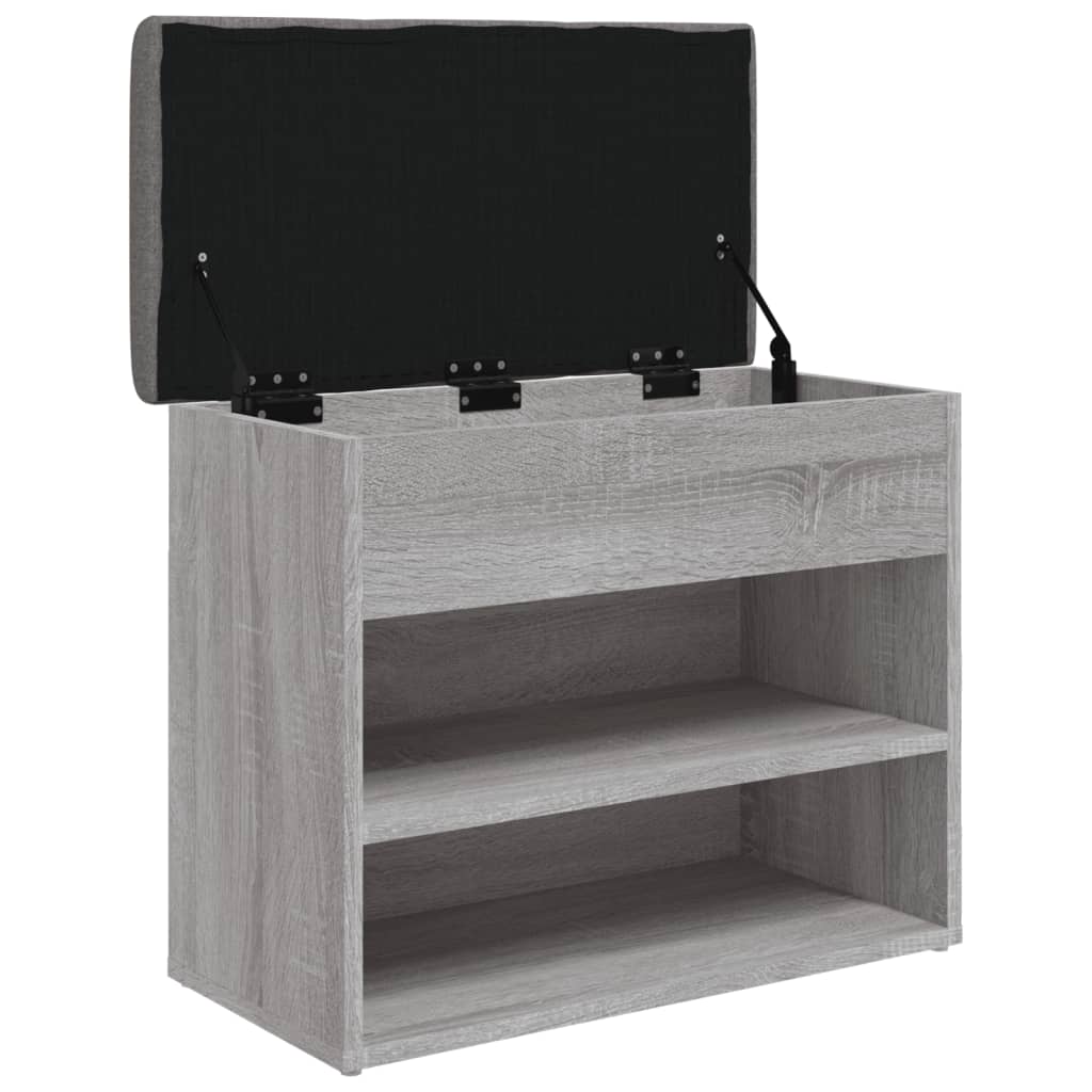 Παπουτσοθήκη Γκρι Sonoma 62x32x50 εκ. από Επεξεργασμένο Ξύλο - Pakobazaar