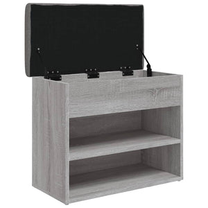 Παπουτσοθήκη Γκρι Sonoma 62x32x50 εκ. από Επεξεργασμένο Ξύλο - Pakobazaar