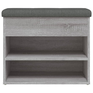 Παπουτσοθήκη Γκρι Sonoma 62x32x50 εκ. από Επεξεργασμένο Ξύλο - Pakobazaar