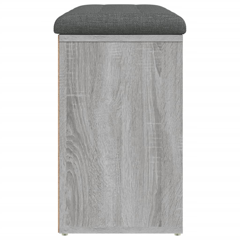 Παπουτσοθήκη Γκρι Sonoma 82x32x50 εκ. από Επεξεργασμένο Ξύλο - Pakobazaar