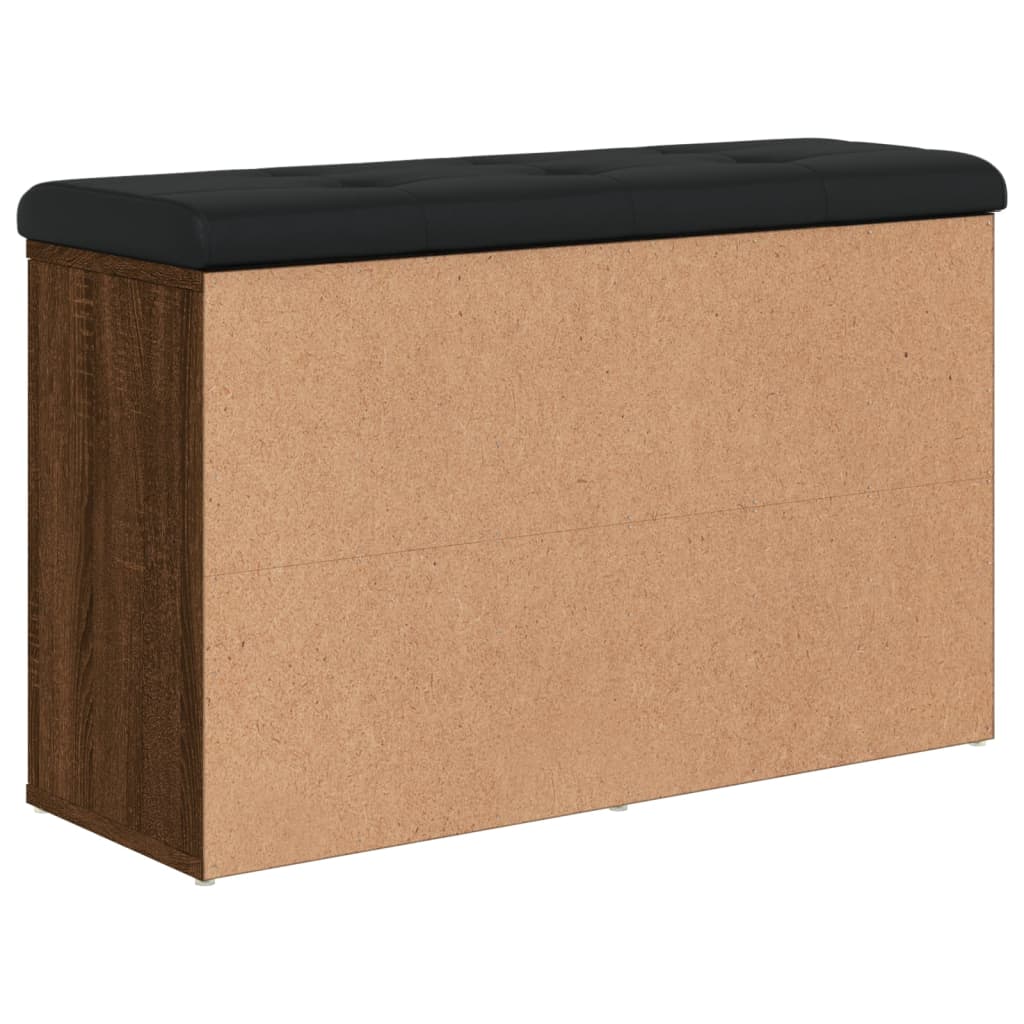 Παπουτσοθήκη Καφέ Δρυς 82x32x50 εκ. από Επεξεργασμένο Ξύλο - Pakobazaar