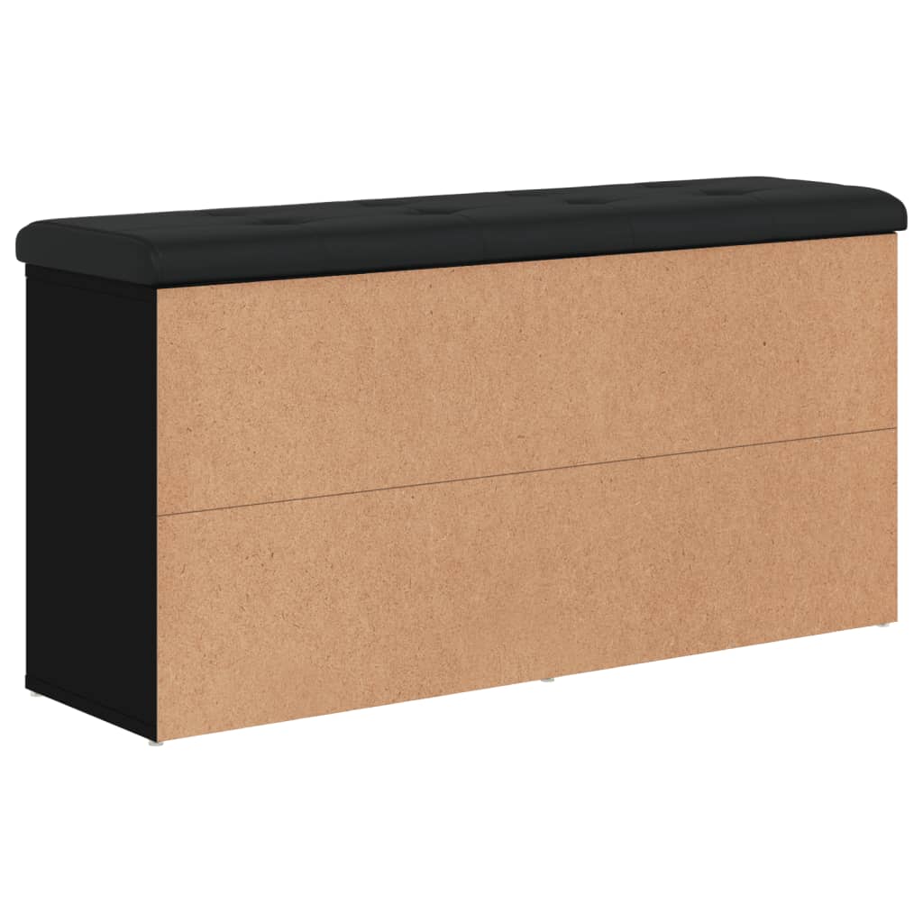 Παπουτσοθήκη Μαύρη 102 x 32 x 50 εκ. από Επεξεργασμένο Ξύλο - Pakobazaar