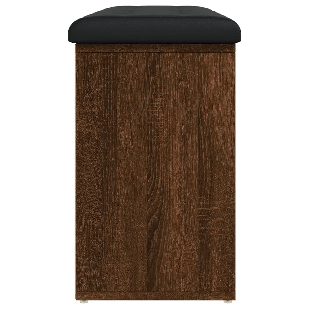 Παπουτσοθήκη Καφέ Δρυς 102x32x50 εκ. από Επεξεργασμένο Ξύλο - Pakobazaar