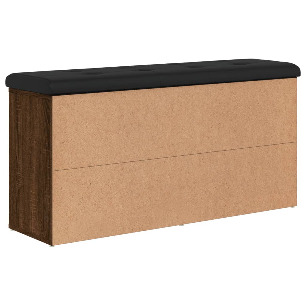 Παπουτσοθήκη Καφέ Δρυς 102x32x50 εκ. από Επεξεργασμένο Ξύλο - Pakobazaar