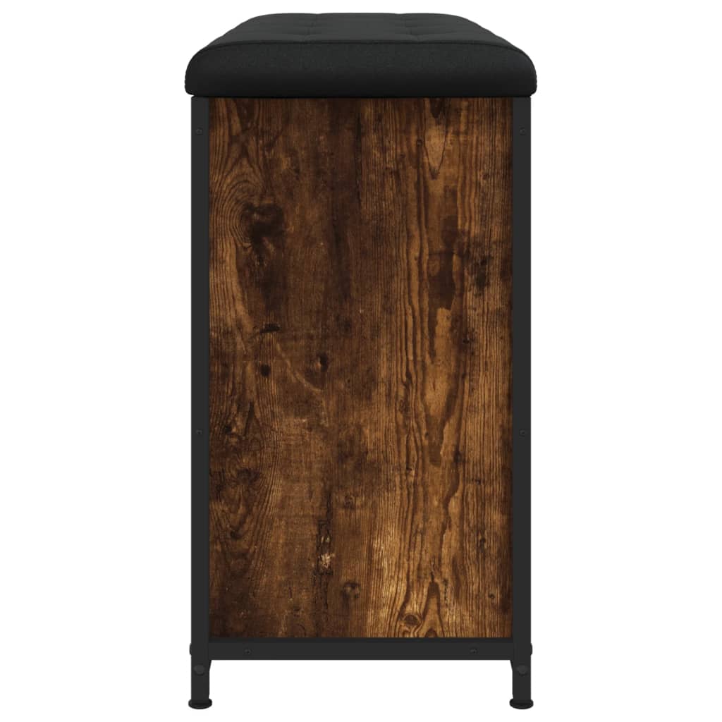 Παπουτσοθήκη με Ανακλ. Συρτάρι Καπνιστή Δρυς 82x32x56 εκ. - Pakobazaar