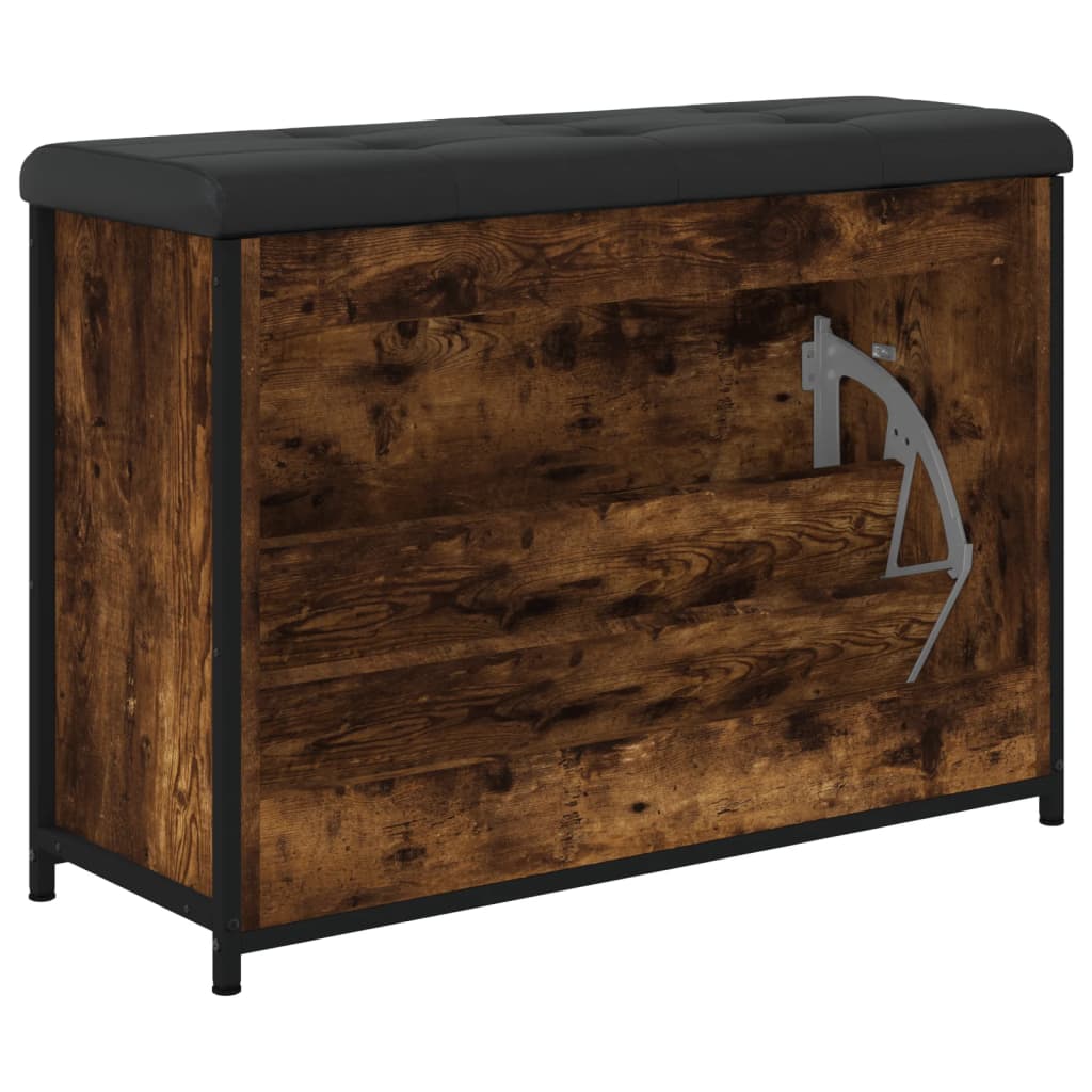 Παπουτσοθήκη με Ανακλ. Συρτάρι Καπνιστή Δρυς 82x32x56 εκ. - Pakobazaar