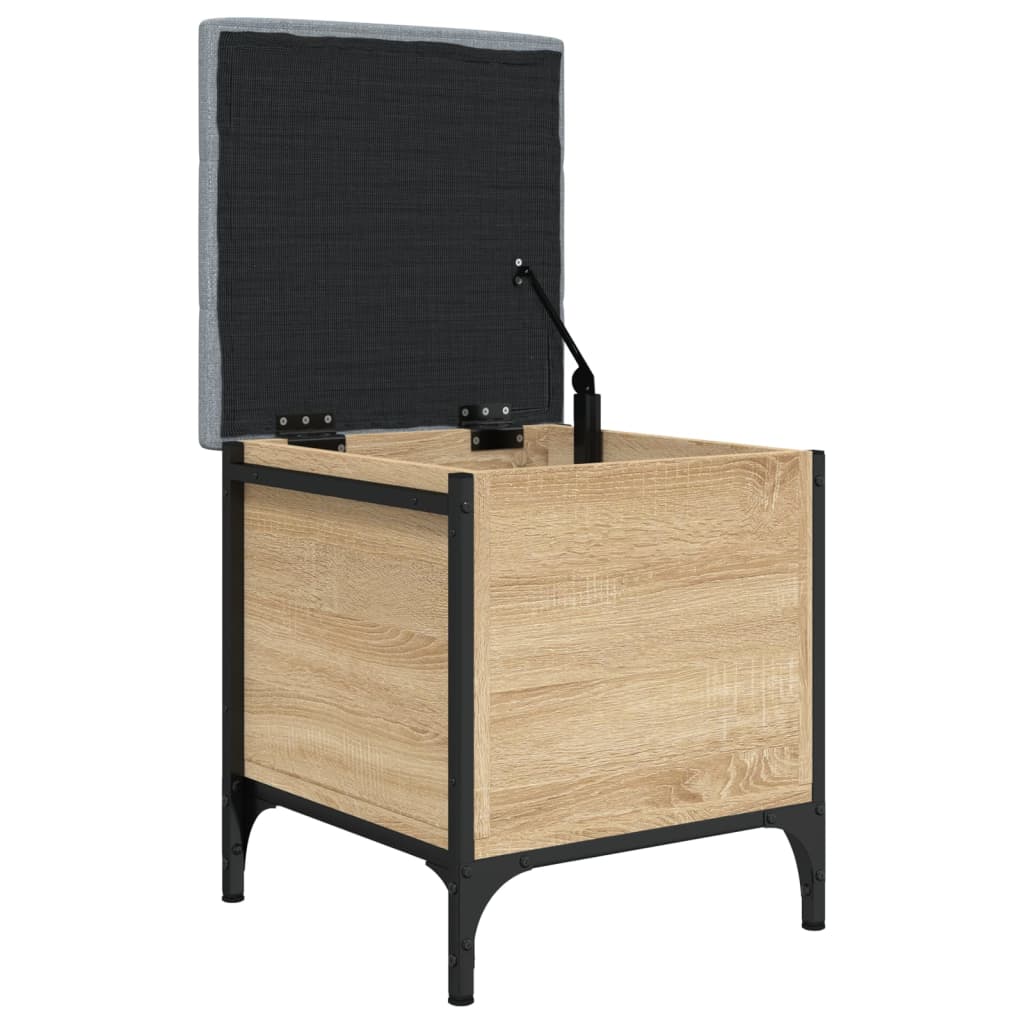 Παγκάκι Αποθήκευσης Sonoma Δρυς 42x42x45 εκ. Επεξεργασμένο Ξύλο