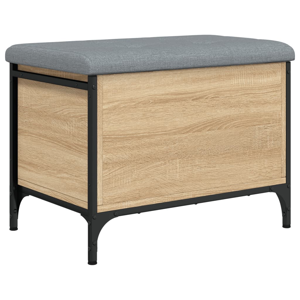 Παγκάκι Αποθήκευσης Sonoma Δρυς 62x42x45 εκ. Επεξεργασμένο Ξύλο