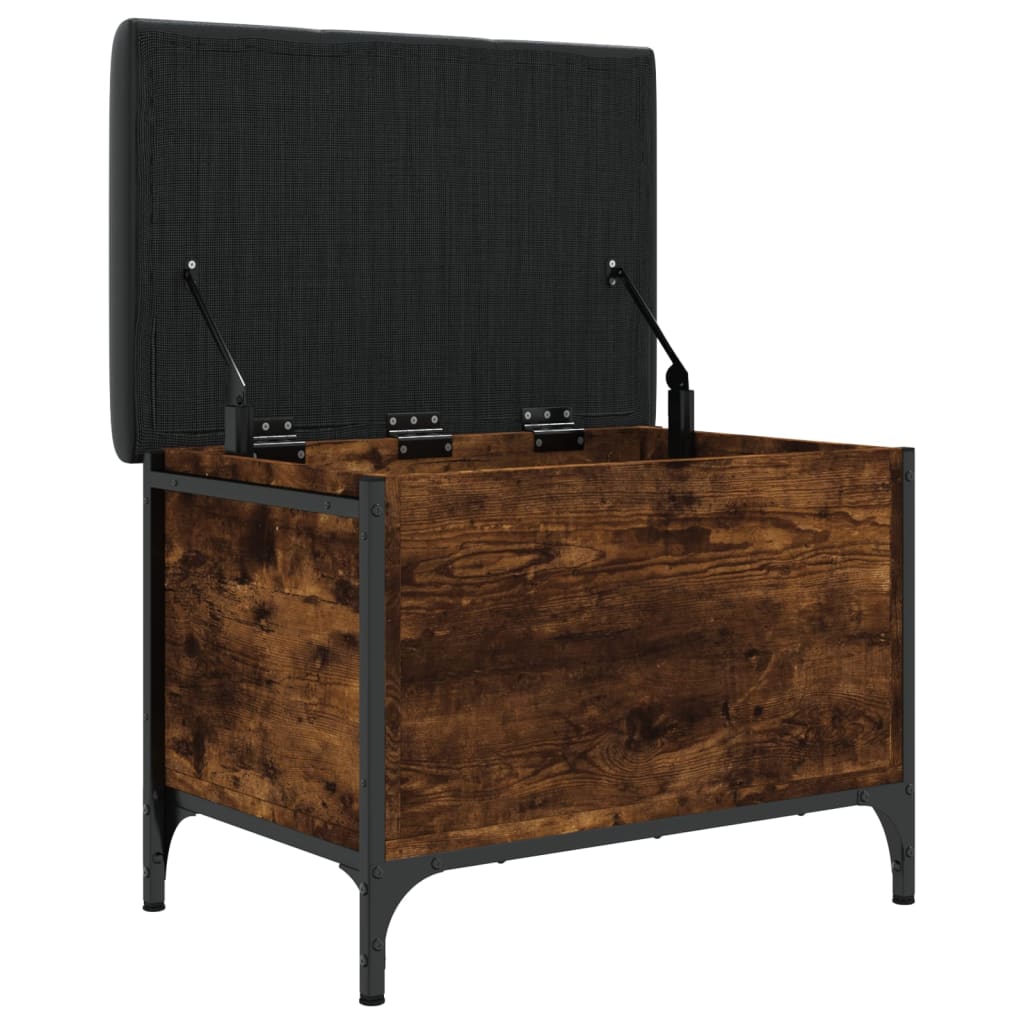 Παγκάκι Αποθήκευσης Καπνιστή Δρυς 62x42x45 εκ. από Επεξ. Ξύλο