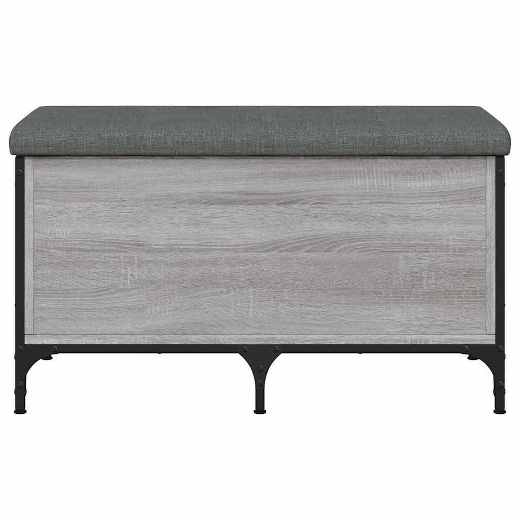 Παγκάκι Αποθήκευσης Γκρι Sonoma 82x42x45 εκ. Επεξεργασμένο Ξύλο