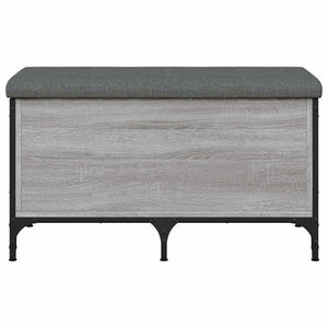 Παγκάκι Αποθήκευσης Γκρι Sonoma 82x42x45 εκ. Επεξεργασμένο Ξύλο