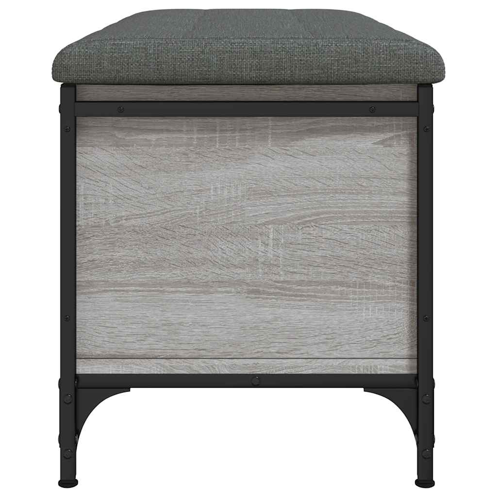 Παγκάκι Αποθήκευσης Γκρι Sonoma 82x42x45 εκ. Επεξεργασμένο Ξύλο
