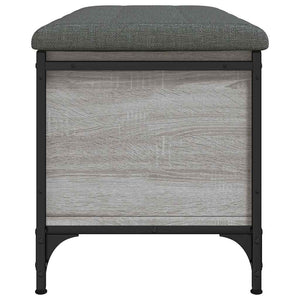 Παγκάκι Αποθήκευσης Γκρι Sonoma 82x42x45 εκ. Επεξεργασμένο Ξύλο