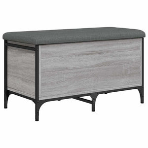 Παγκάκι Αποθήκευσης Γκρι Sonoma 82x42x45 εκ. Επεξεργασμένο Ξύλο