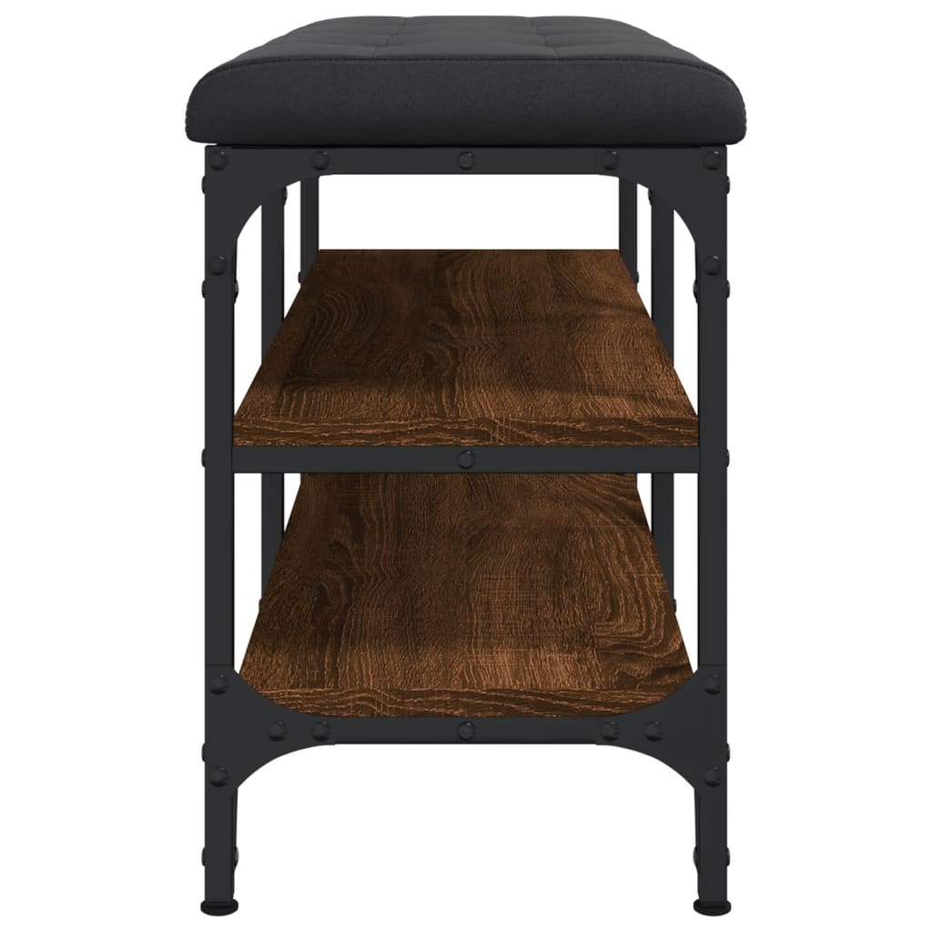 Παπουτσοθήκη Καφέ Δρυς 82x32x47 εκ. από Επεξεργασμένο Ξύλο - Pakobazaar