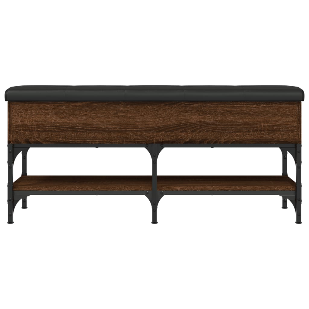 Παπουτσοθήκη Καφέ Δρυς 102x32x45 εκ. από Επεξεργασμένο Ξύλο - Pakobazaar