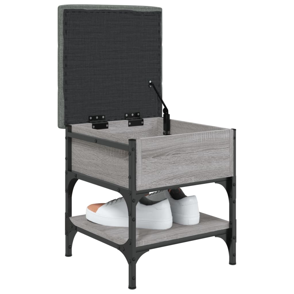 Παπουτσοθήκη Γκρι Sonoma 42x42x45 εκ. από Επεξεργασμένο Ξύλο - Pakobazaar