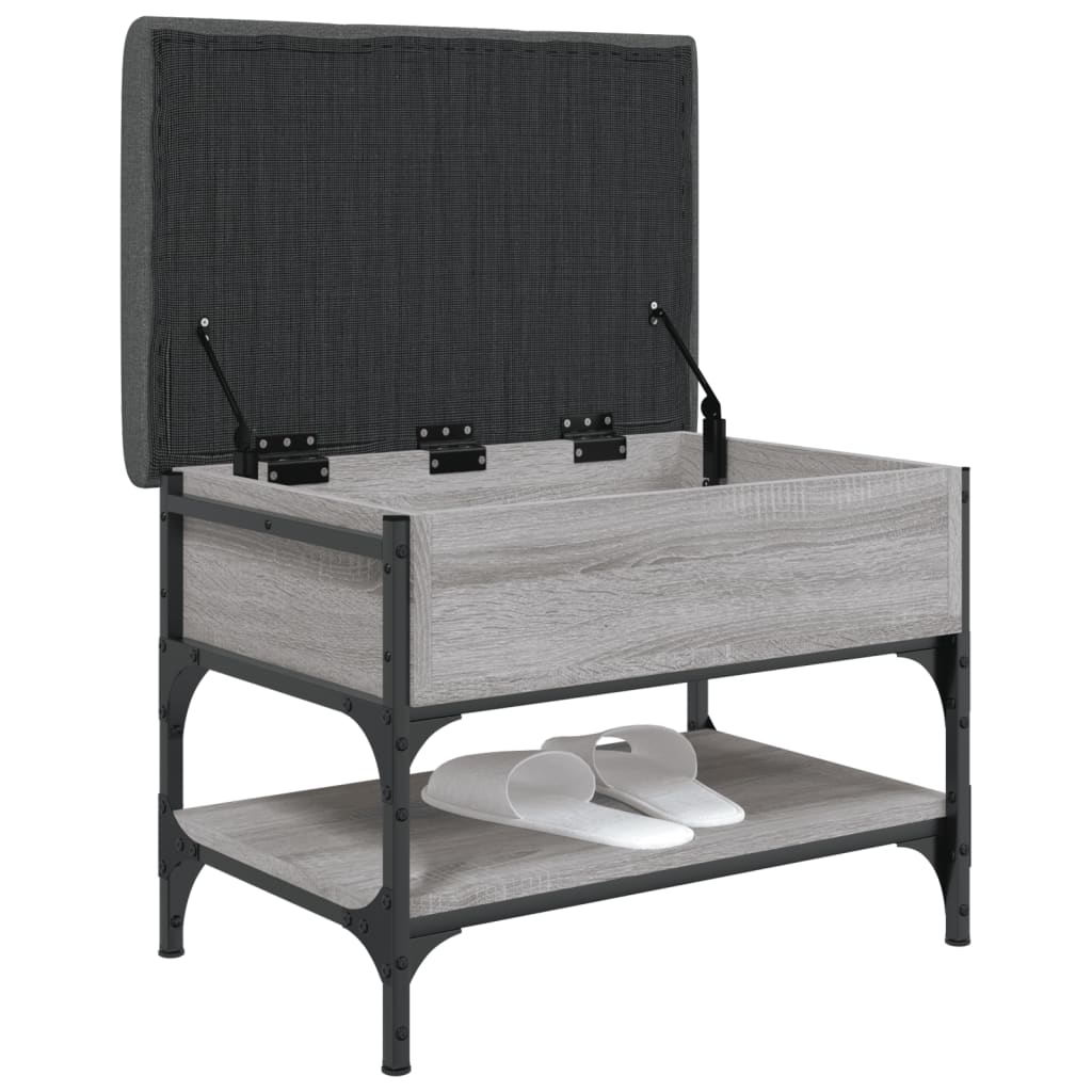Παπουτσοθήκη Γκρι Sonoma 62x42x45 εκ. από Επεξεργασμένο Ξύλο - Pakobazaar