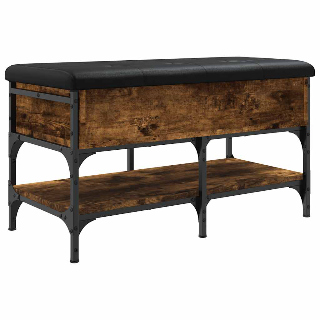 Παπουτσοθήκη Καπνιστή Δρυς 82x42x45 εκ. από Επεξεργασμένο Ξύλο - Pakobazaar