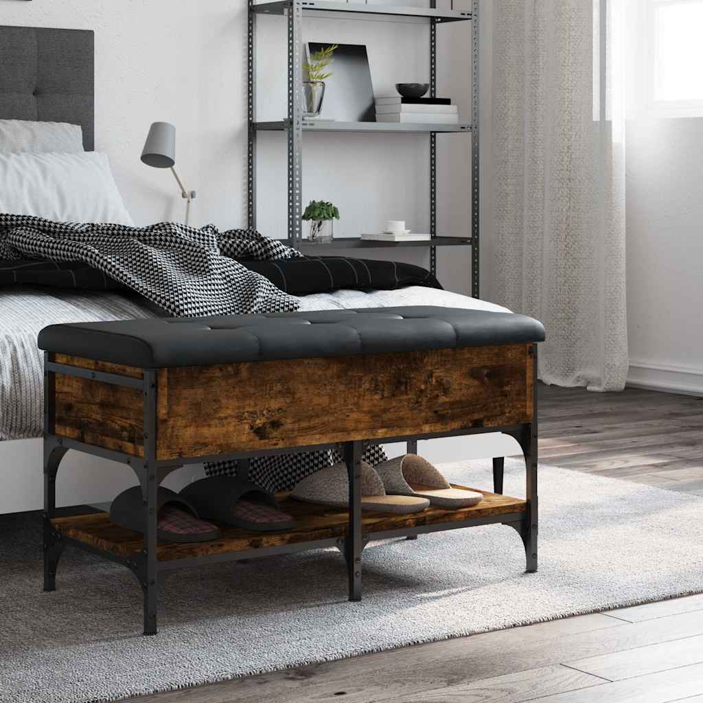 Παπουτσοθήκη Καπνιστή Δρυς 82x42x45 εκ. από Επεξεργασμένο Ξύλο - Pakobazaar