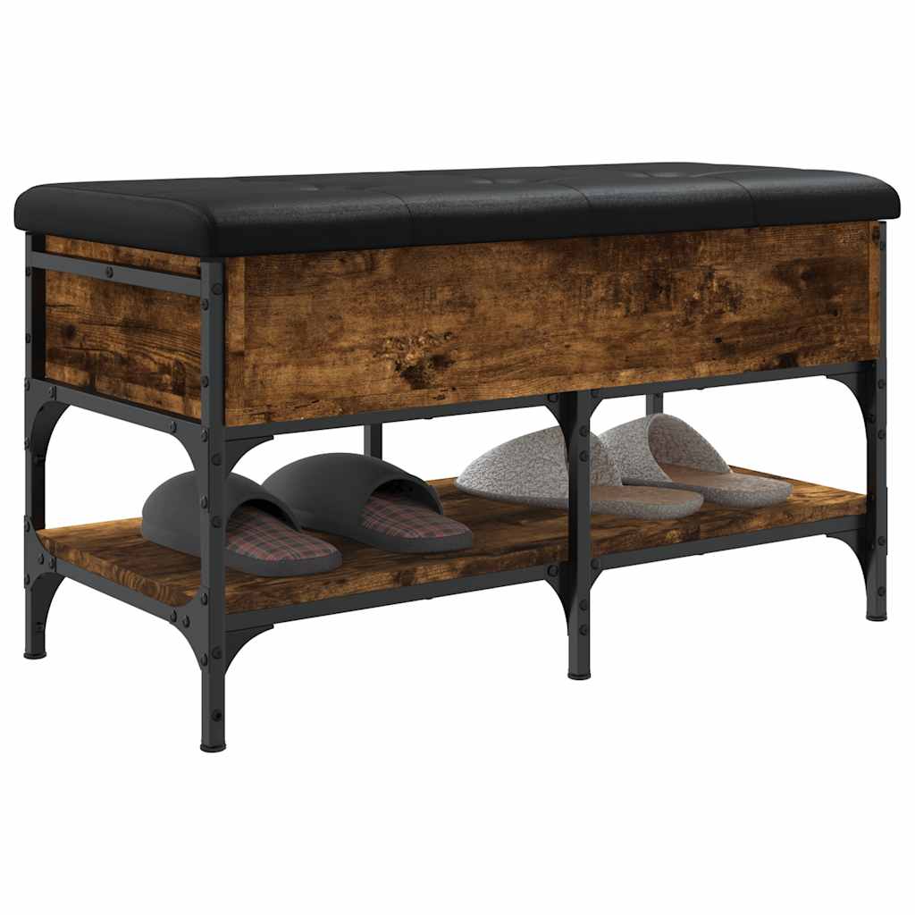 Παπουτσοθήκη Καπνιστή Δρυς 82x42x45 εκ. από Επεξεργασμένο Ξύλο - Pakobazaar