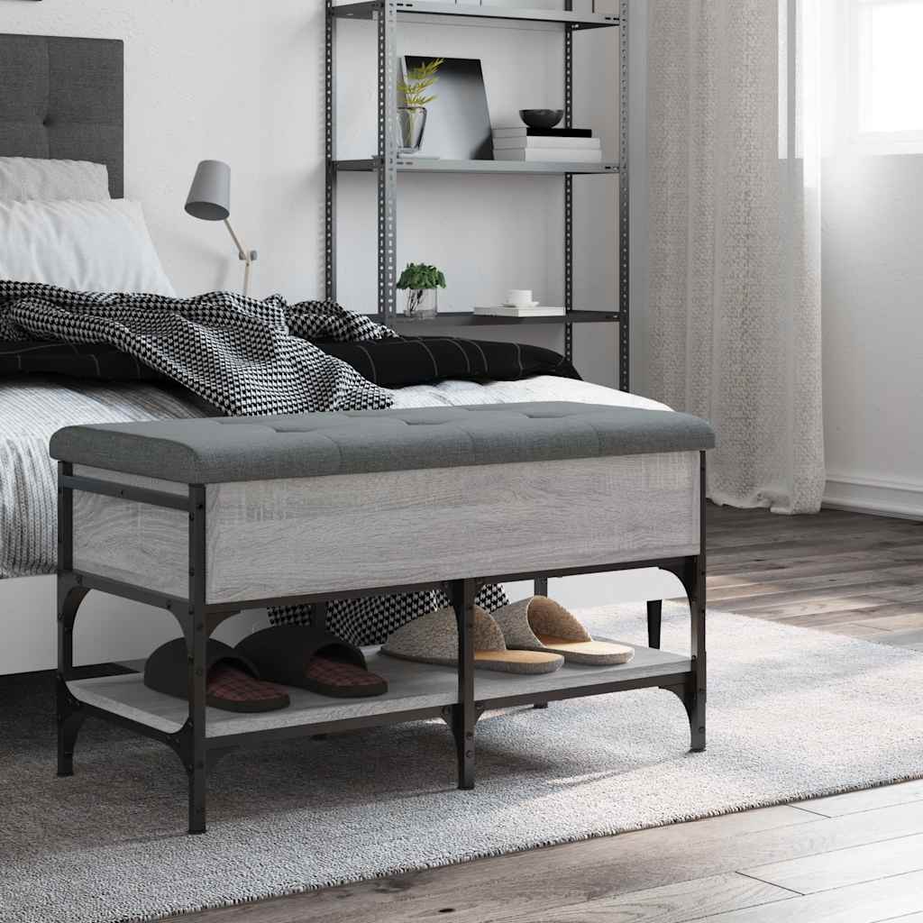 Παπουτσοθήκη Γκρι Sonoma 82x42x45 εκ. από Επεξεργασμένο Ξύλο - Pakobazaar