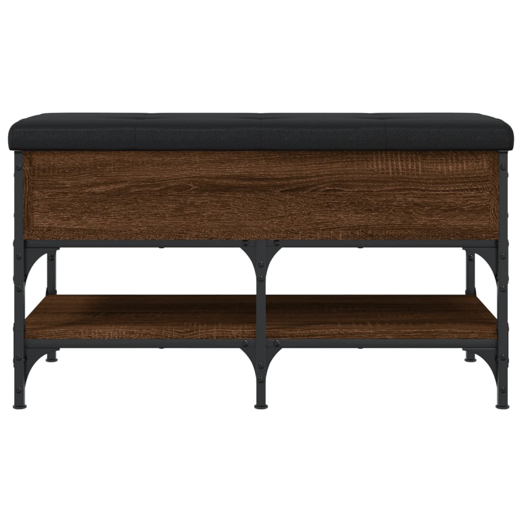 Παπουτσοθήκη Καφέ Δρυς 82x42x45 εκ. από Επεξεργασμένο Ξύλο - Pakobazaar