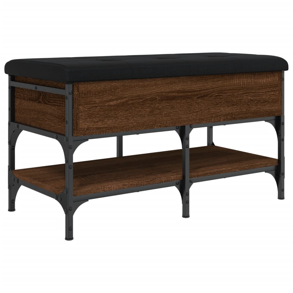 Παπουτσοθήκη Καφέ Δρυς 82x42x45 εκ. από Επεξεργασμένο Ξύλο - Pakobazaar