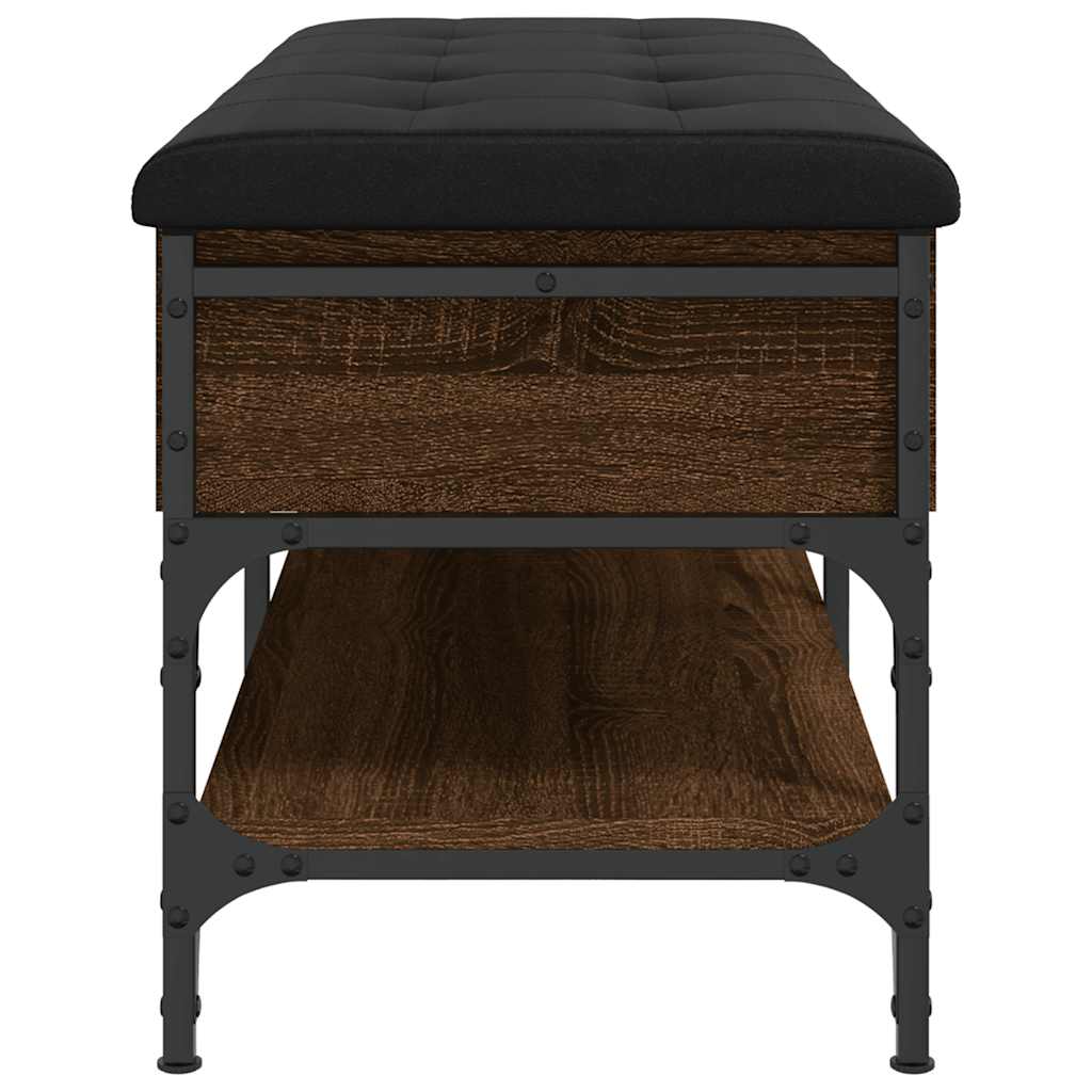 Παπουτσοθήκη Καφέ Δρυς 102x42x45 εκ. από Επεξεργασμένο Ξύλο - Pakobazaar