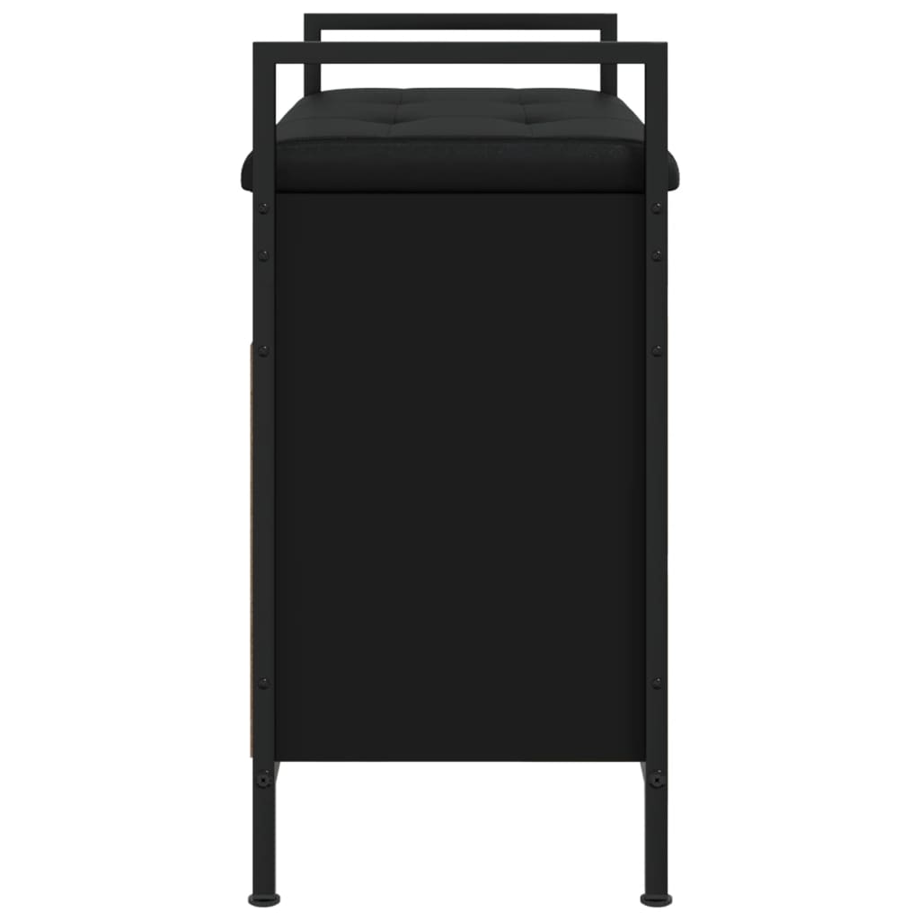 Παπουτσοθήκη Μαύρη 65,5x32x57,5 εκ. από Επεξεργασμένο Ξύλο - Pakobazaar