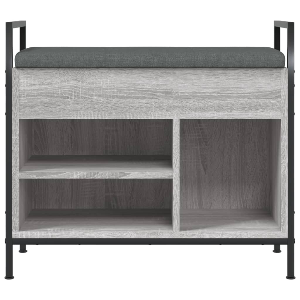 Παπουτσοθήκη Γκρι Sonoma 65,5x32x57,5εκ. από Επεξεργασμένο Ξύλο