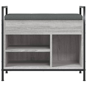 Παπουτσοθήκη Γκρι Sonoma 65,5x32x57,5εκ. από Επεξεργασμένο Ξύλο