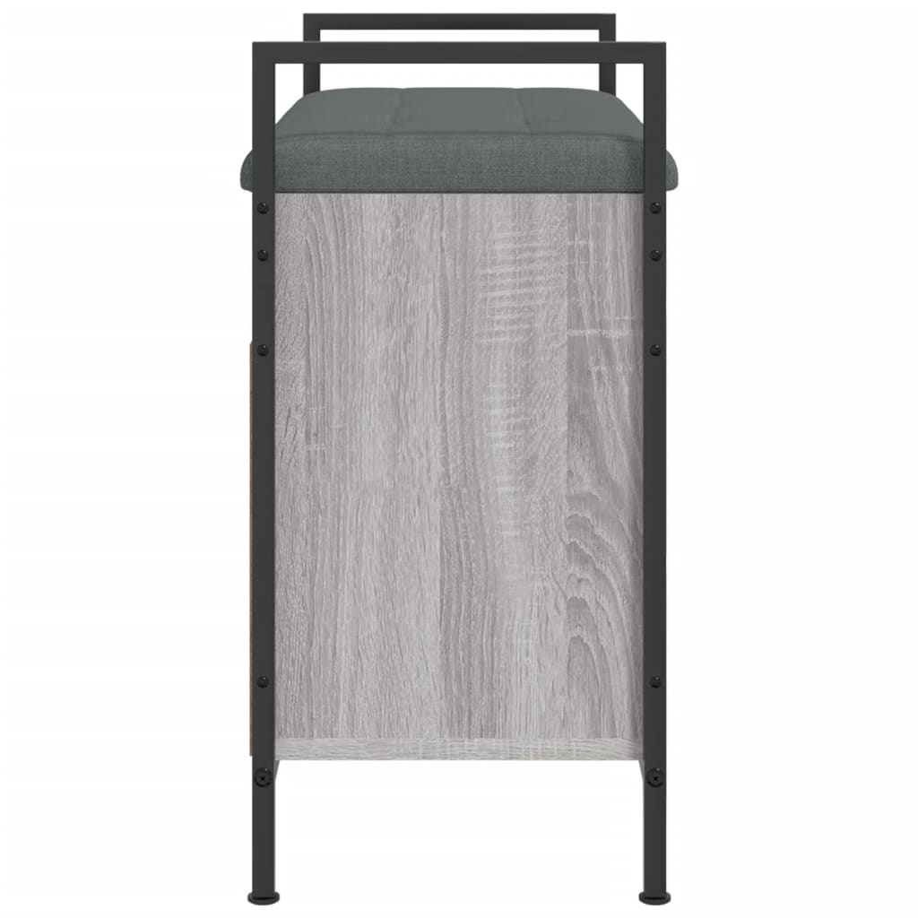 Παπουτσοθήκη Γκρι Sonoma 65,5x32x57,5εκ. από Επεξεργασμένο Ξύλο