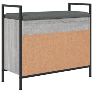 Παπουτσοθήκη Γκρι Sonoma 65,5x32x57,5εκ. από Επεξεργασμένο Ξύλο