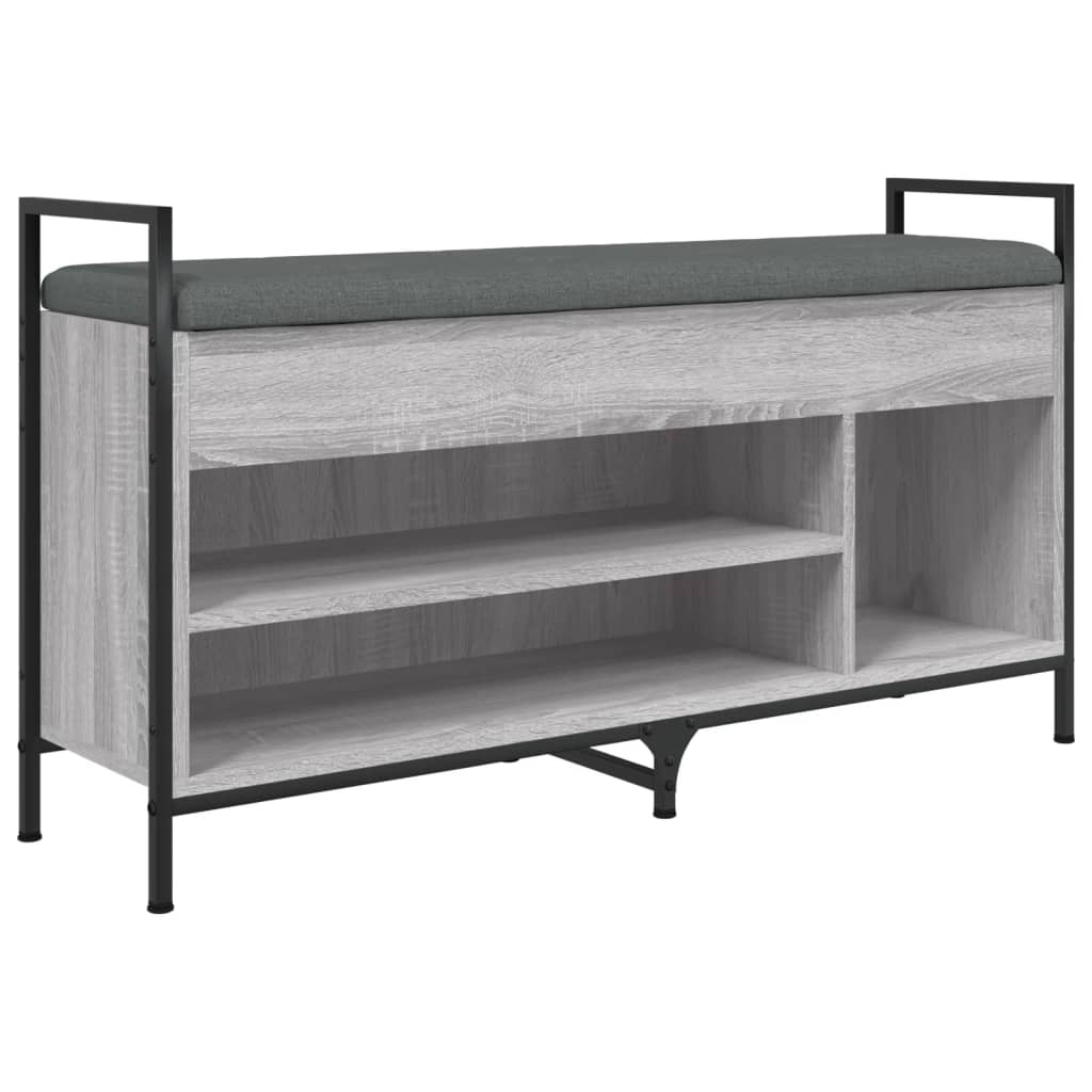 Παπουτσοθήκη Γκρι Sonoma 105,5x32x57,5 εκ. Επεξεργασμένο Ξύλο