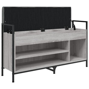 Παπουτσοθήκη Γκρι Sonoma 105,5x32x57,5 εκ. Επεξεργασμένο Ξύλο