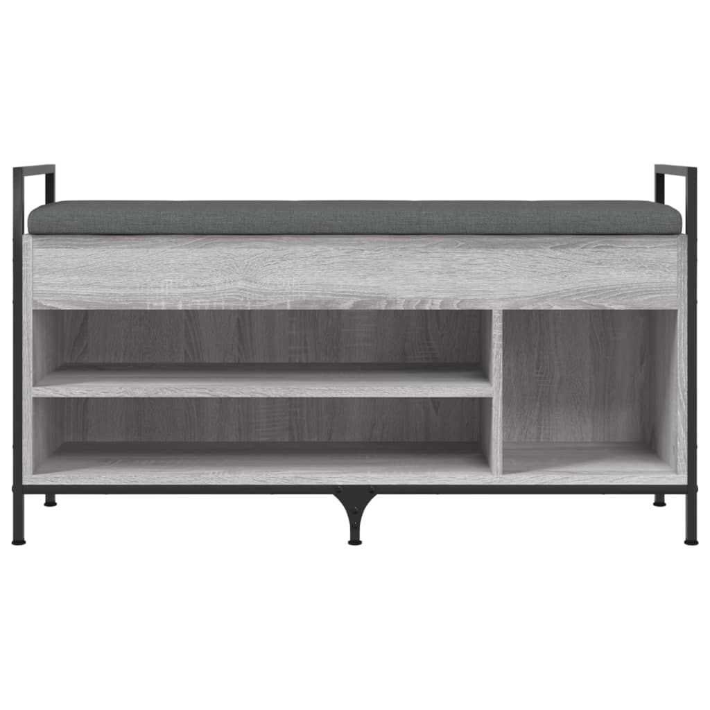 Παπουτσοθήκη Γκρι Sonoma 105,5x32x57,5 εκ. Επεξεργασμένο Ξύλο